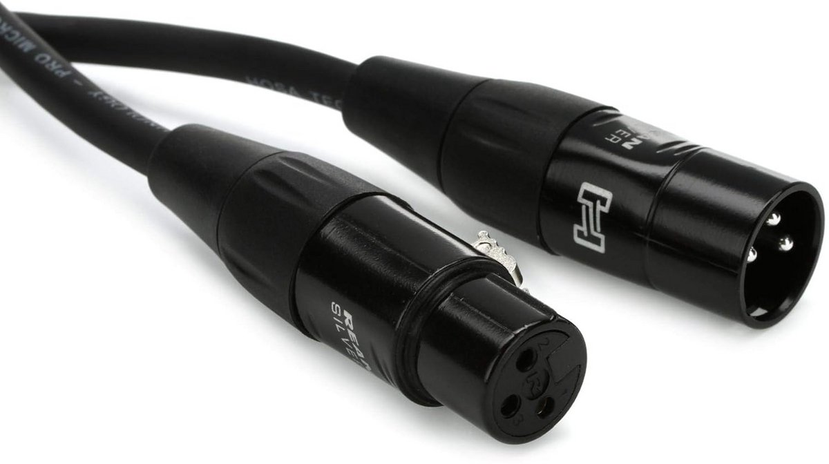 Professionele XLR Microfoonkabel 3-pins (Vrouwelijk naar Mannelijk) - 10 Meter