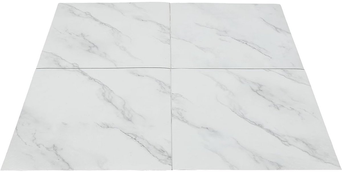Zelfklevende Vloertegels met Marmereffect voor Badkamer, Keuken, Woonkamer en Slaapkamer - 32 Stuks, Waterdicht, 30 x 30 cm
