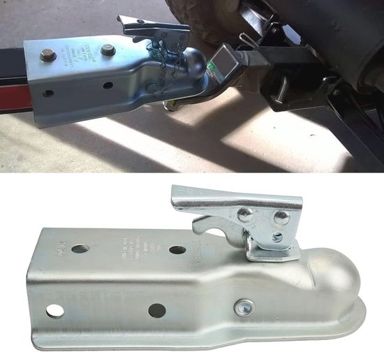 Attelage de remorque - Attelage de remorque avec boule d'attelage de 50 mm et canal de 75 mm