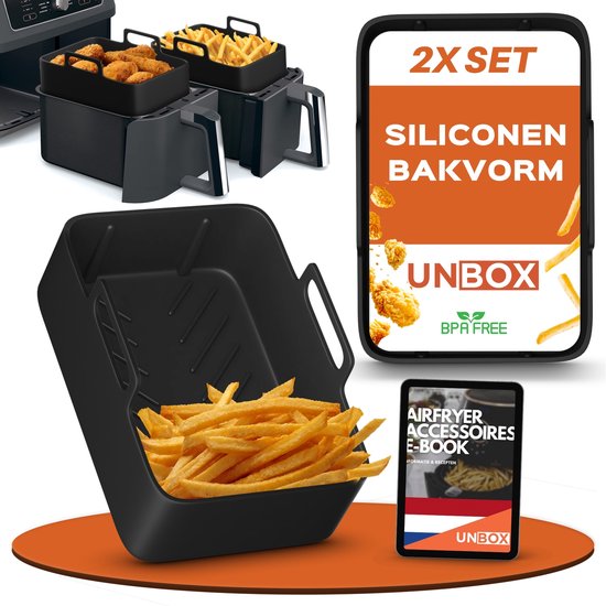 UNBOX airfryer siliconen bakje