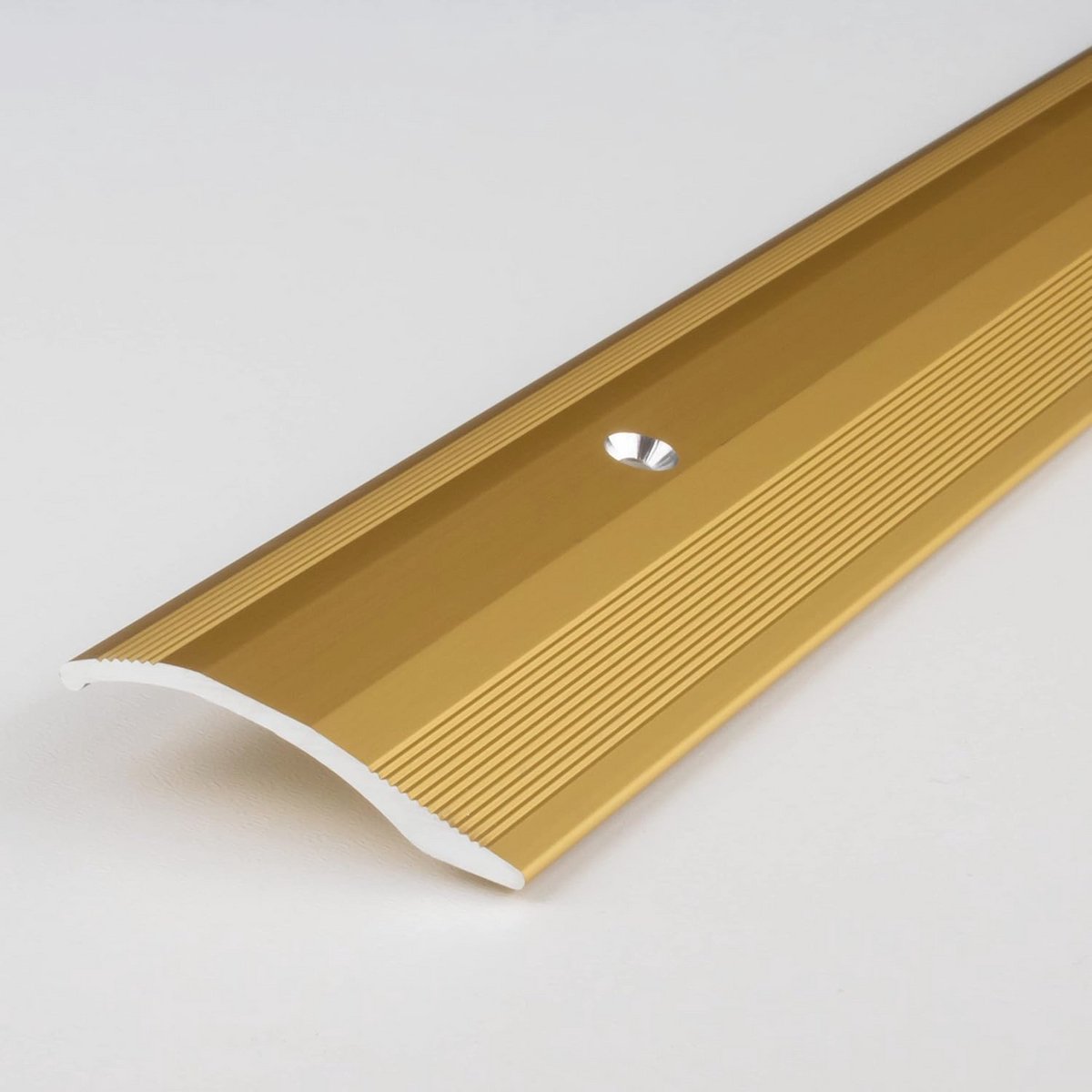 Overgangsprofiel Geanodiseerd Aluminium - Gouden Kleur - 40mm Breed - 5mm Hoog - 1000mm Lang - Zelfklevend - Voor Drempels