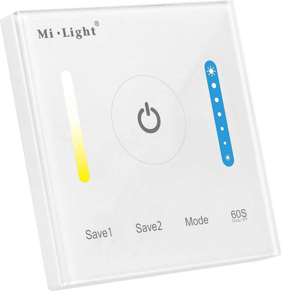P2 Smart Panel-Controller voor LED-strips - Touch-schakelaar - Dimmerbesturing met Helderheid en Kleurtemperatuur