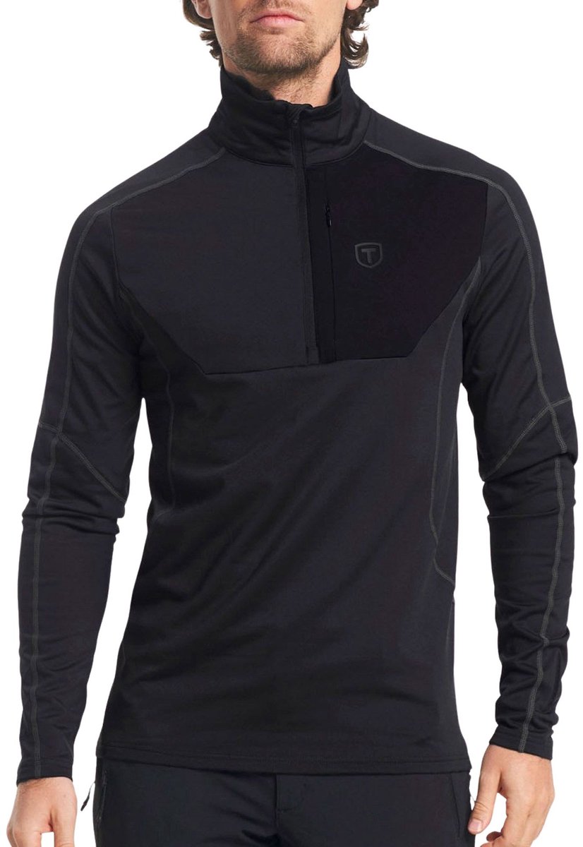 Tenson TXlite Half Zip Skipulli Heren Zwart