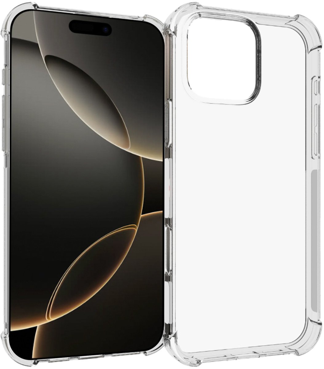 imoshion Hoesje - Geschikt voor Apple iPhone 16 Pro Max - Shockproof Case - Transparant