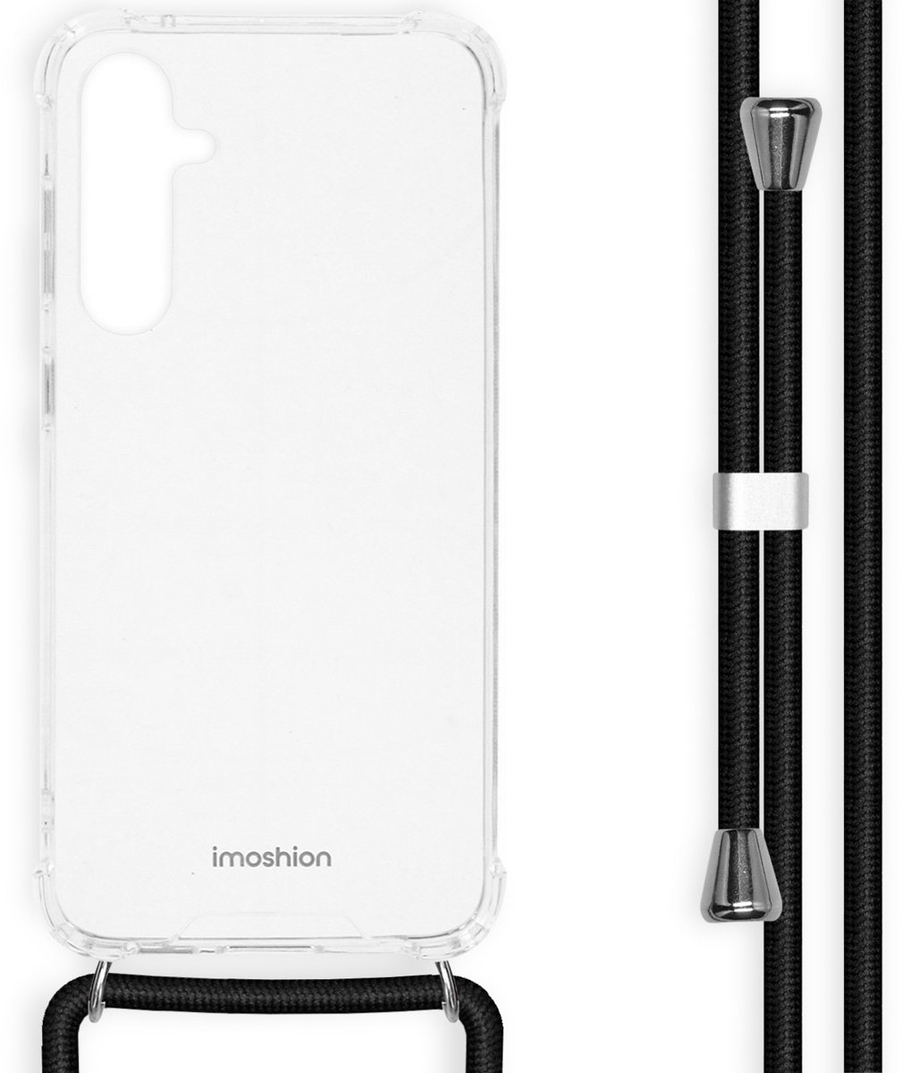 imoshion Hoesje - Geschikt voor Samsung Galaxy S23 FE - Backcover met koord - Zwart