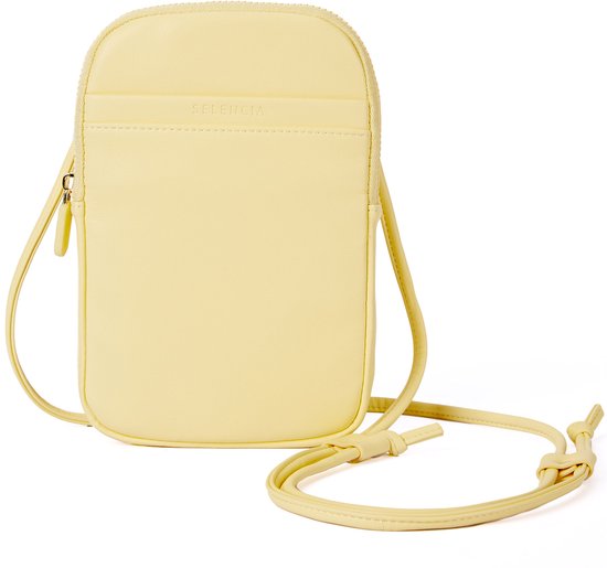 Sac pour téléphone Femme Bandoulière - Selencia Sac pour téléphone Sports Luxe - Universel Sac à bandoulière pour téléphone - Jaune