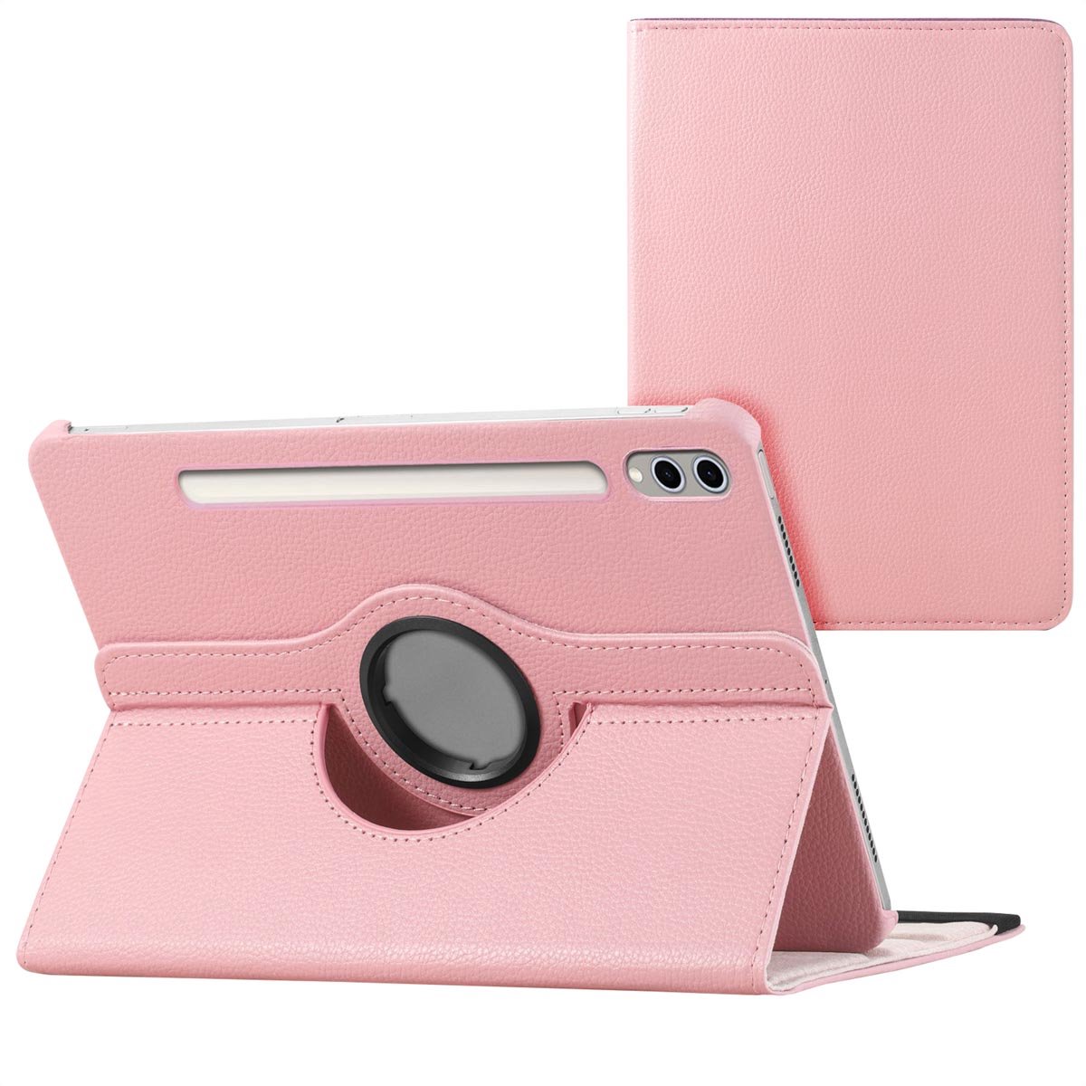 imoshion Tablet Hoes - Geschikt voor Samsung Galaxy Tab S10 Plus / Galaxy Tab S9 11.0 inch FE Plus / Galaxy Tab S9 11.0 inch Plus - 360° Draaibare Bookcase - Roze