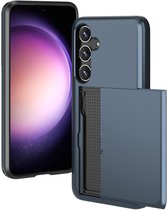 imoshion Hoesje met Pasjeshouder - Geschikt voor Samsung Galaxy S24 Plus - Donkerblauw