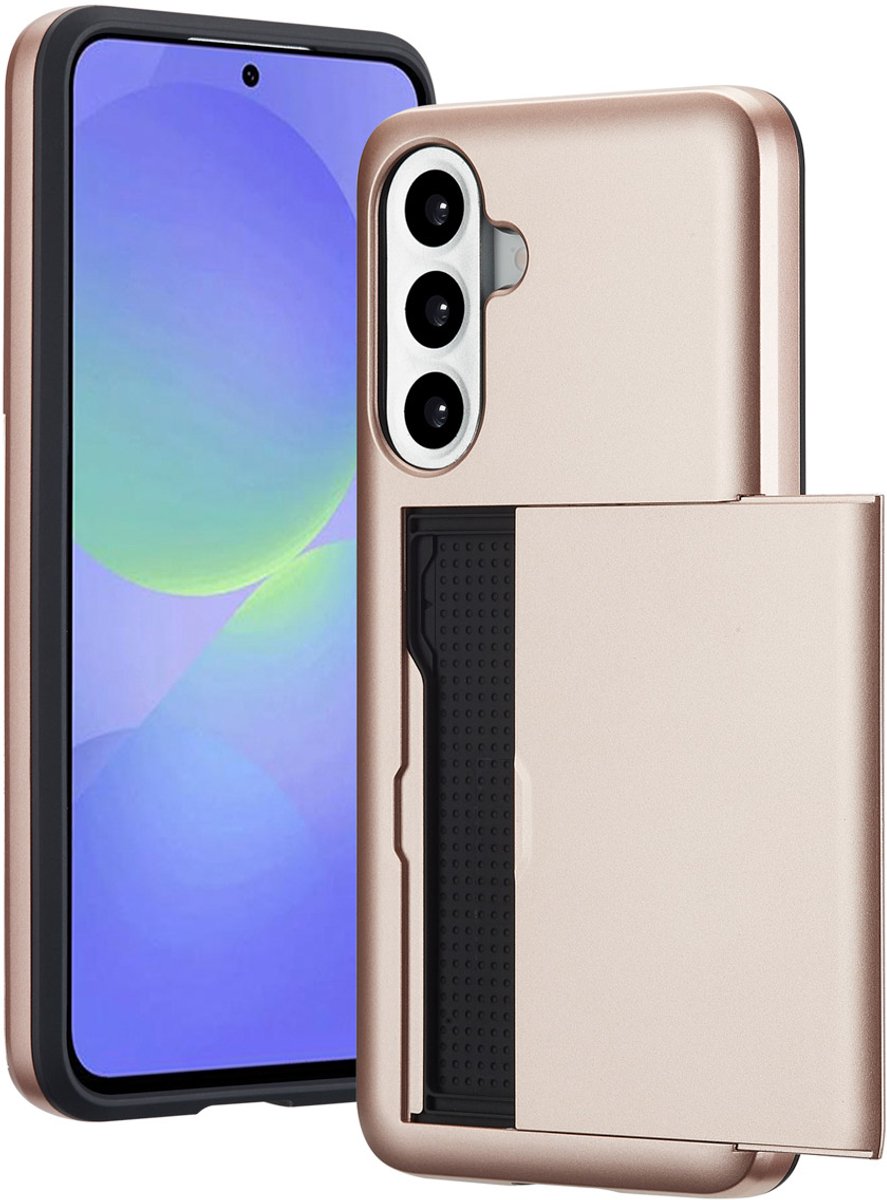 imoshion Hoesje met Pasjeshouder - Geschikt voor Samsung Galaxy A36 / A56 (5G) - Rosé Goud