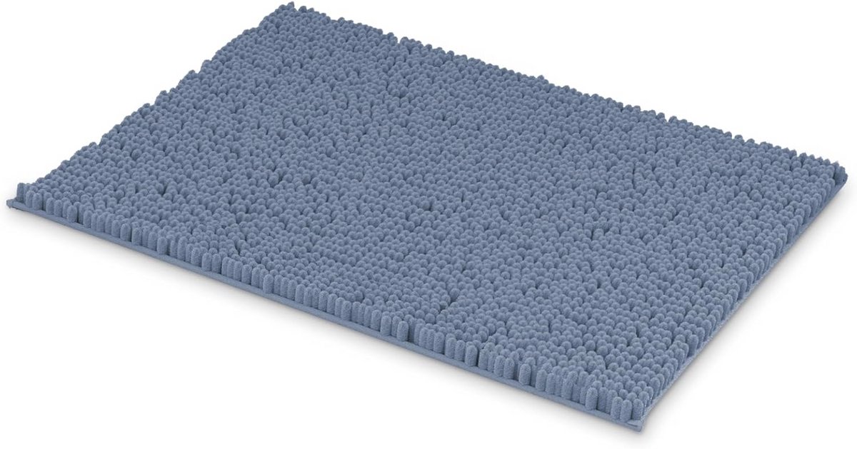 Luxueuze Antislip Chenille Badmat - Ultrazacht en Sterk Absorberend, Wasbaar, 80 x 50 cm, Oranje