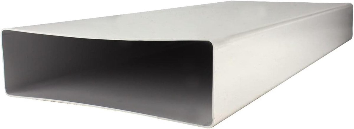 Ventilatiebuis PVC 55 x 220 mm - Ronde en Platte Kanaalsystemen voor Ventilatie