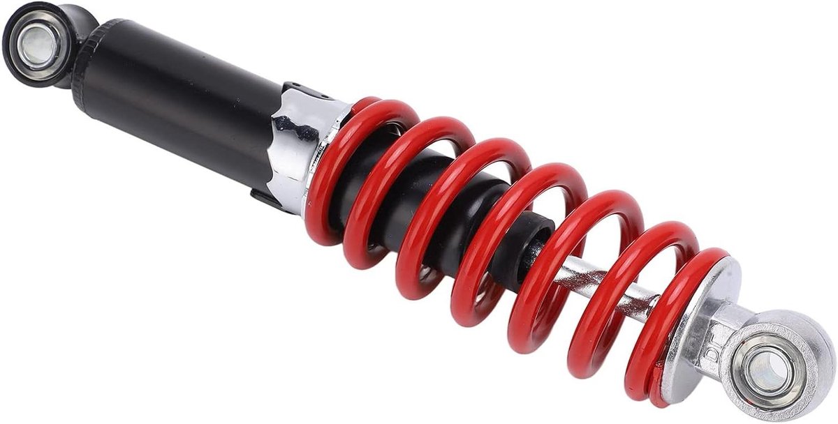 Allecta - Achter Schokdemper 250 mm Vervanging voor 50cc-125cc Go Kart ATV - Verstelbaar - Quad Demper - Fiets Accessoires