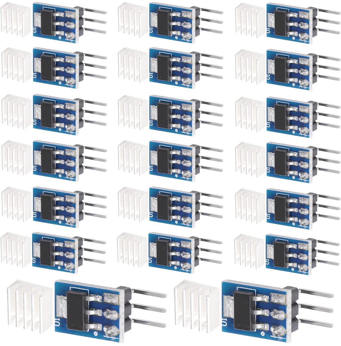 20 stuks DC-DC Spanningsregelaar 3,3 V - Verlaag 4,75 V tot 12 V naar 3,3 V