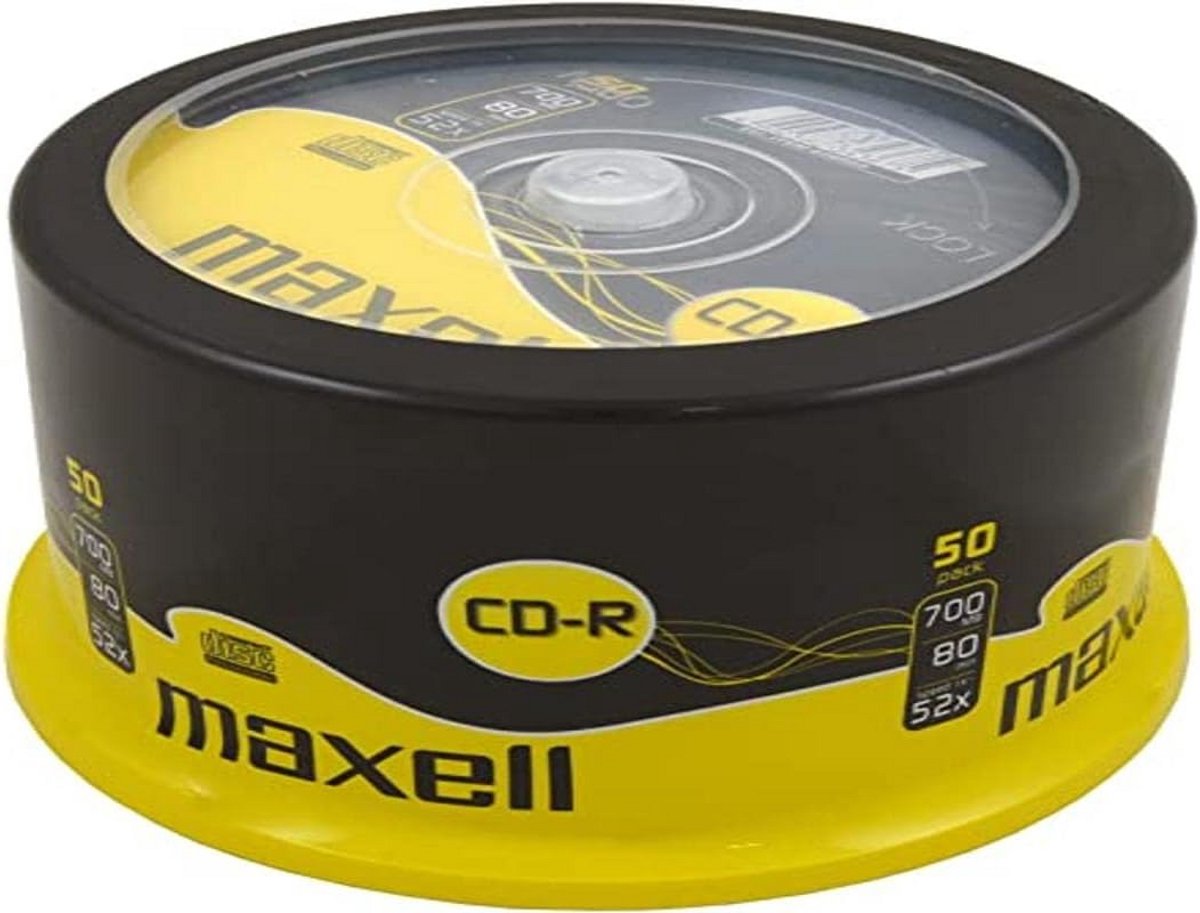 CD-R 52x Blanco Schijven 700MB met Extra Bescherming - 50 Stuks