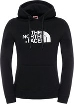 The North Face Drew Peak Pullover Hoodie Dames Trui - TNF Black/TNF White - Maat XS