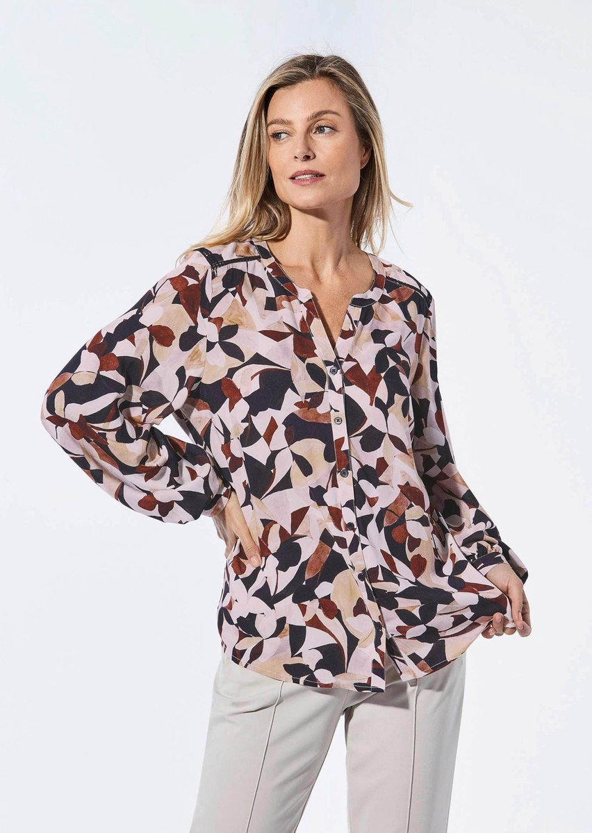 Goldner Blouse Blouse met tuniekhals