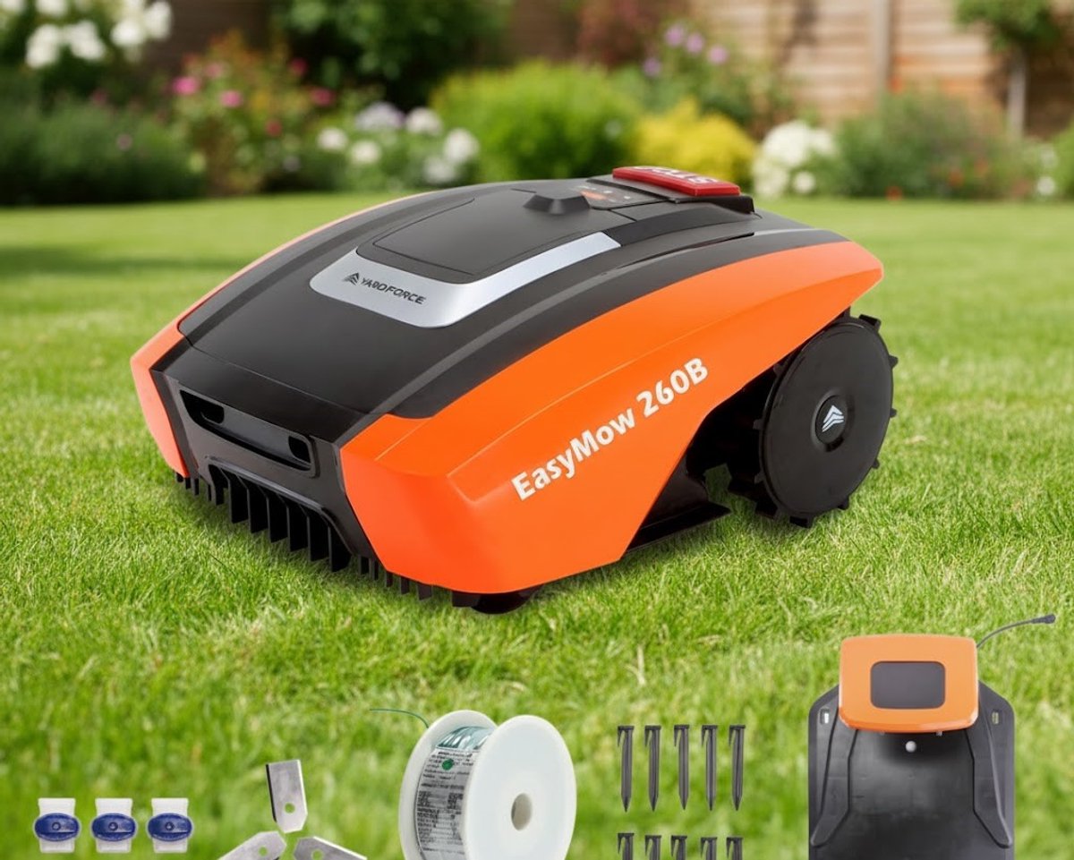 Slimme Robotmaaier 260 m² Zelfrijdend met Bluetooth - afbeelding 2