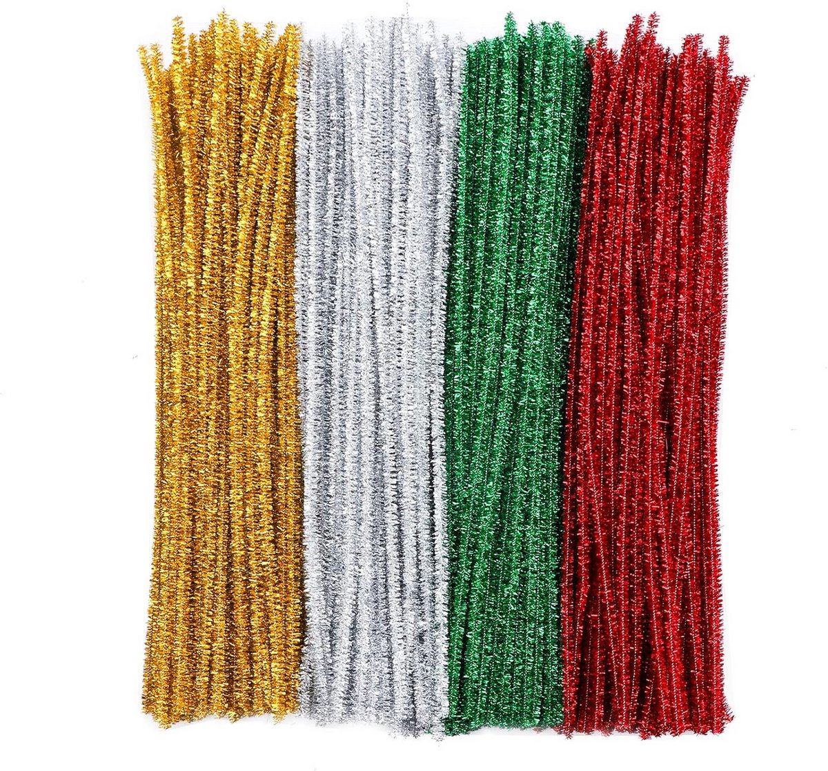 Kleurige Pijpreinigers Set - 400 Stuks Chenille Stengels voor Creatieve DIY Ambachten