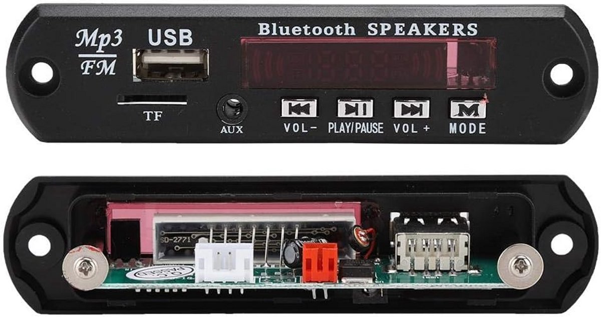 Draadloze MP3 decoder module met Bluetooth - Ondersteuning voor WMA, WAV, APE, FM radio en USB