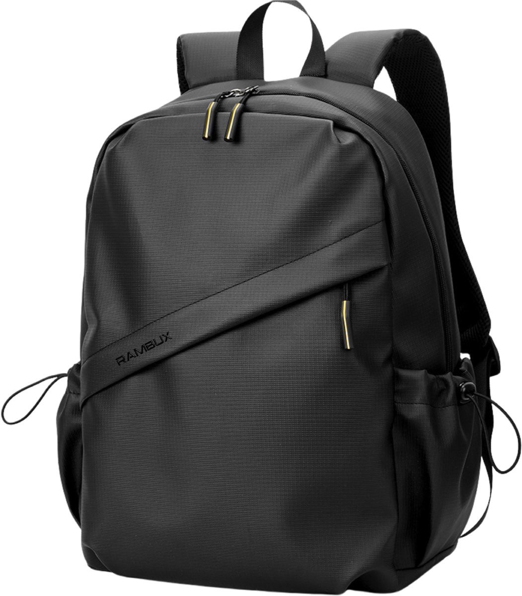 RAMBUX® - Urban Daypack - Zwart - Laptop Rugzak - Rugzak - 25L