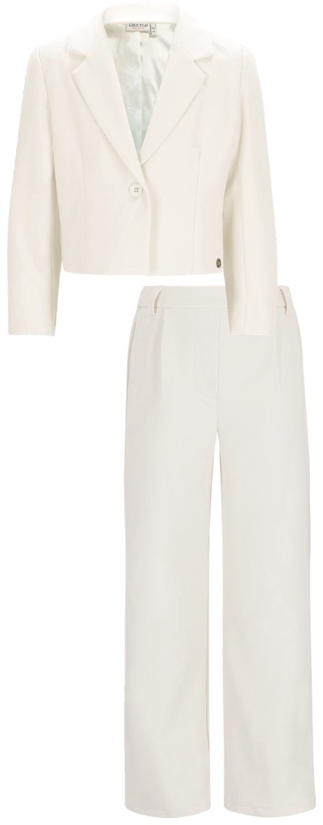 Like Flo F511-5005 Meisjes 2-piece blazer/pantalon - Maat 140