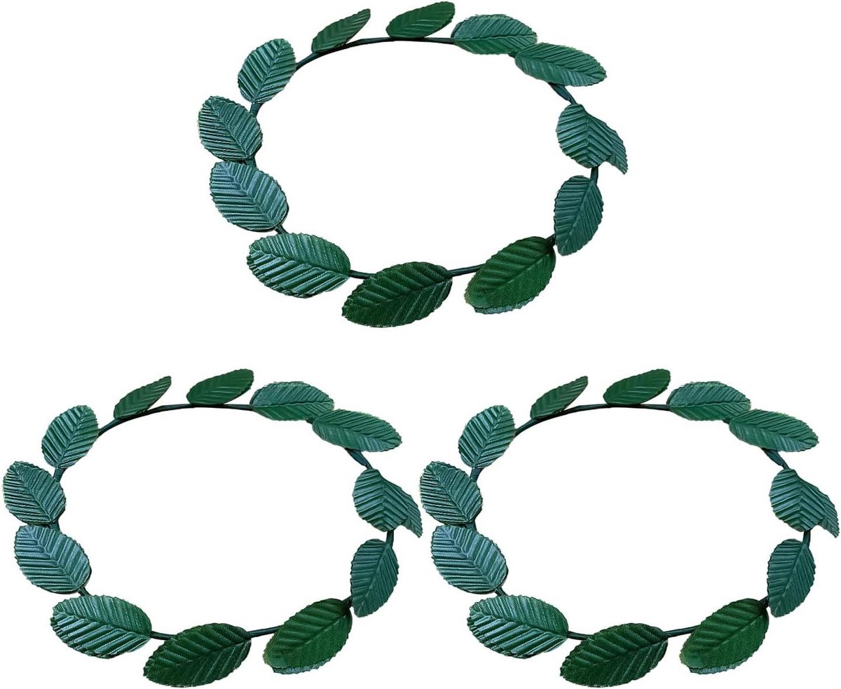 Cosensi - Groene Romeinse Krans Blad Hoofdtooi Meisjes Bruiloft Haaraccessoires