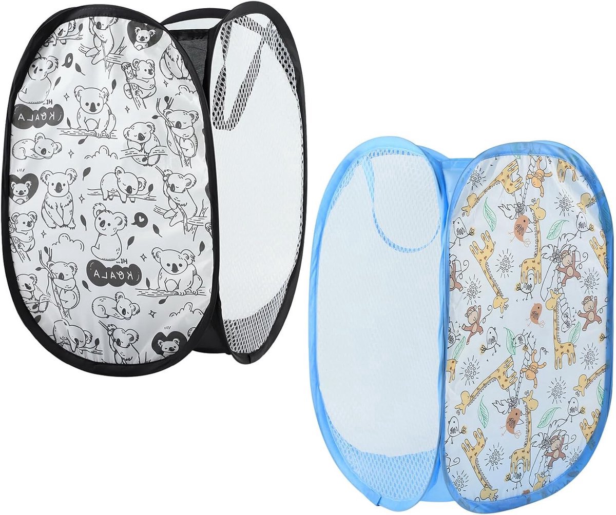 Stunq® Compacte Opvouwbare Wasmand Set - Twee Stuks voor Diverse Toepassingen