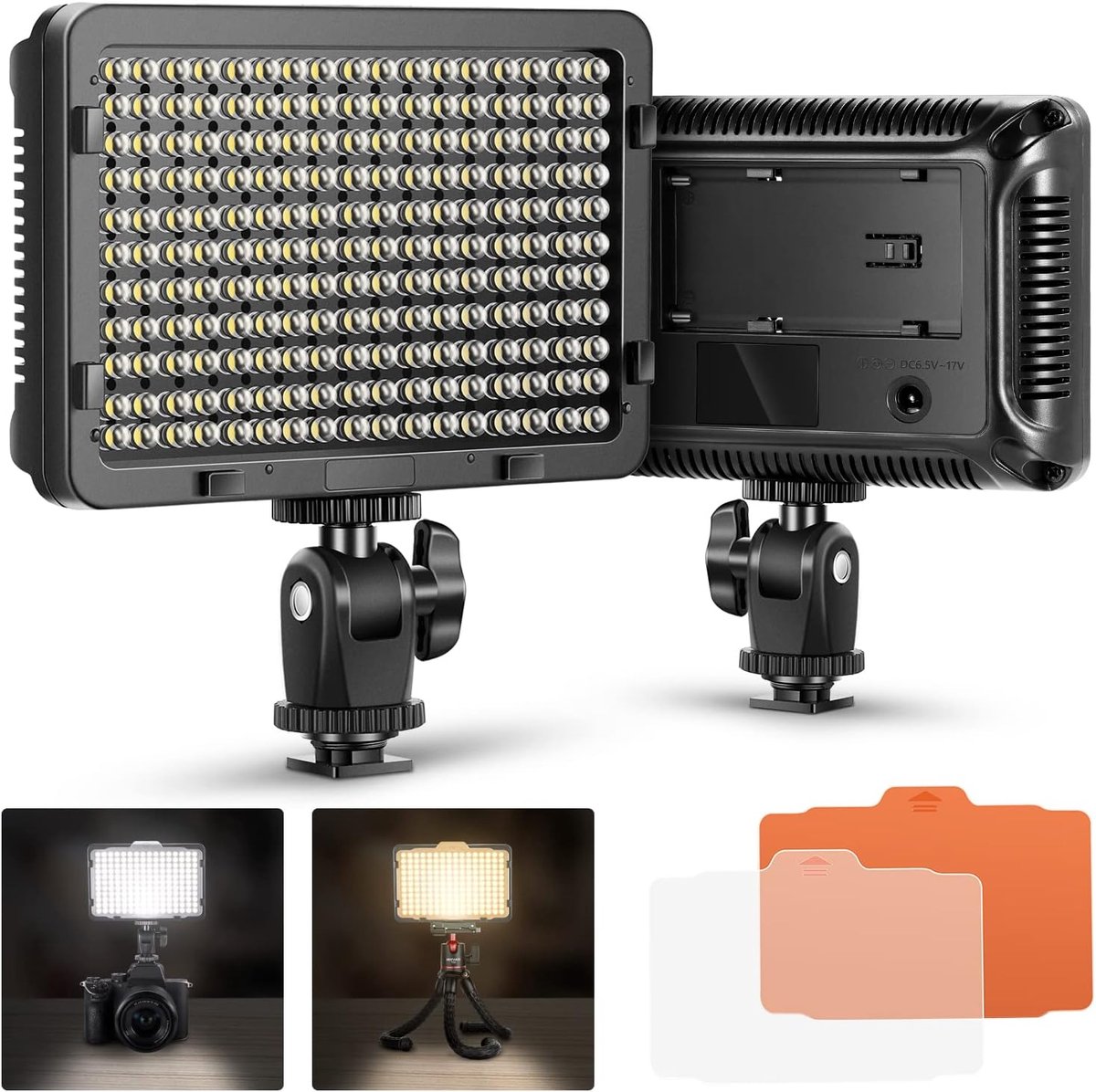 USB LED Videolamp met Statief en Kleurenfilter voor Tafelopnamen - Productfotografie - YouTube Video's