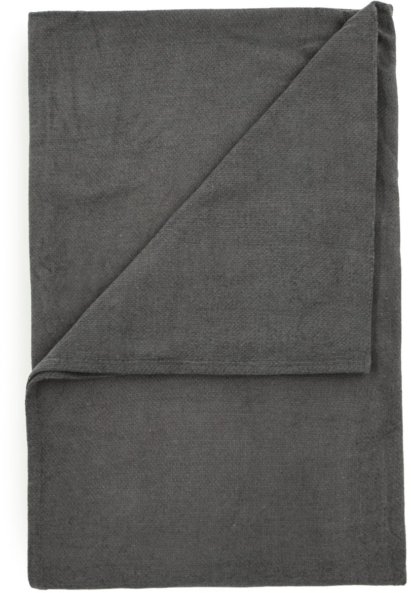 Yellow Lucinde - Plaid - 180x260 cm - Dark Grey