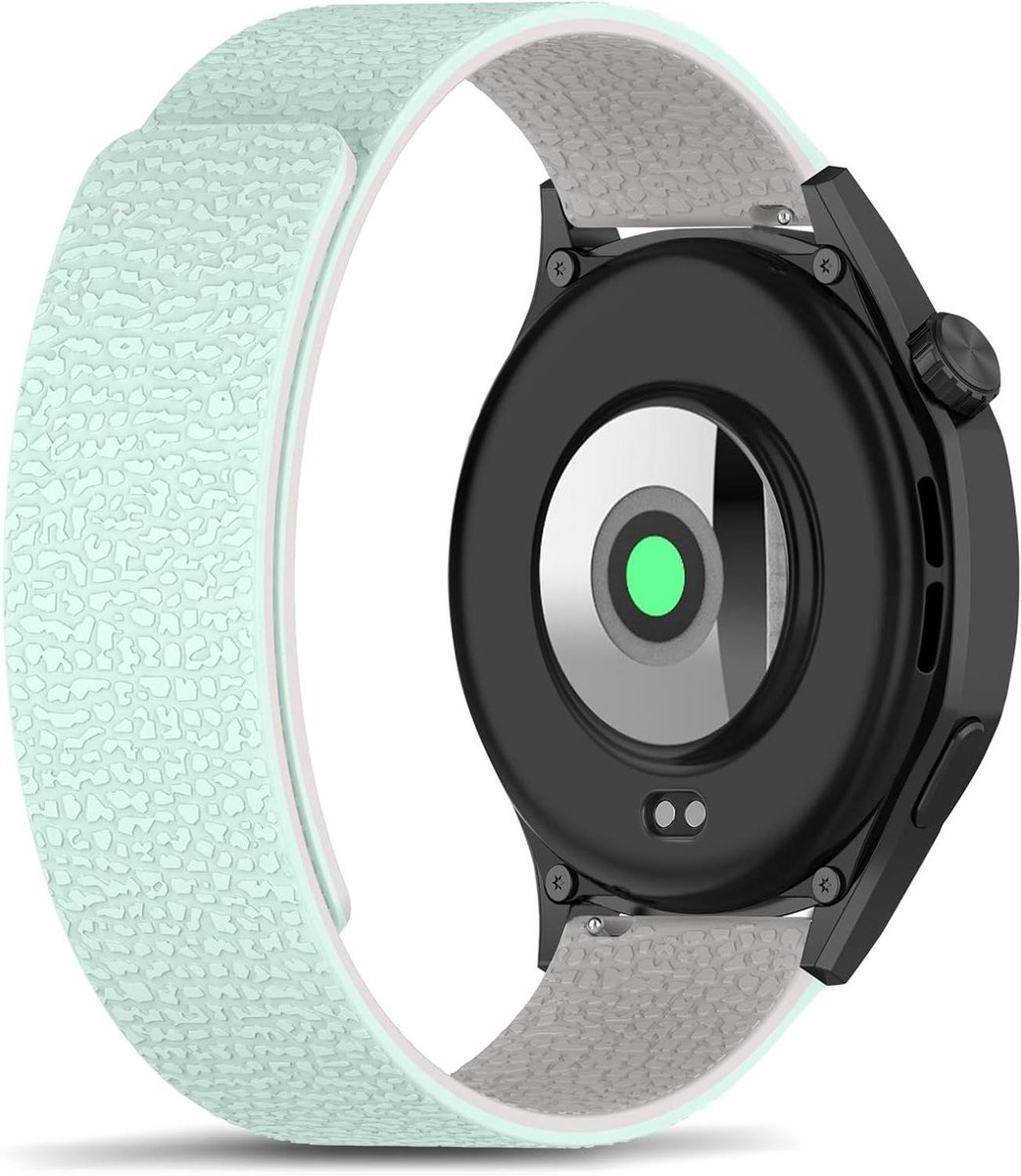 Cosensi - Siliconen Horlogebandje 22 mm voor Xiaomi Watch 2-S4 Sport-S3, Zacht en Comfortabel, Magnetisch Sportlus, Reservearmband Lichtgroen.