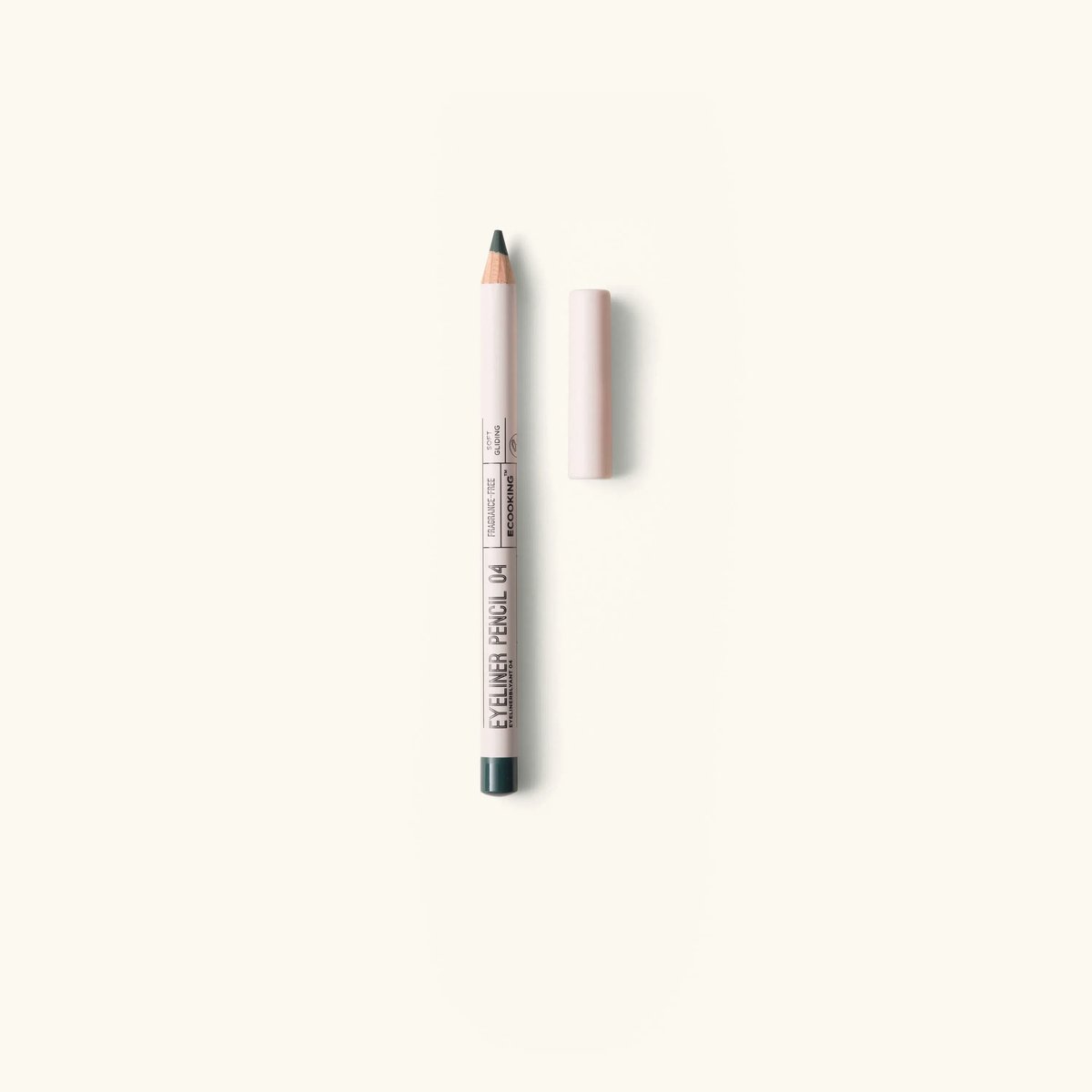 Ecooking Eyeliner 04 – Groen – Intense Kleur & Langhoudende Finish – Zachte Textuur voor Precieze Applicatie – Vegan & Parfumvrij – Eyeliner Pencil met Natuurlijke Ingrediënten – Geschikt voor Gevoelige Ogen – Must-Have Beauty Essential