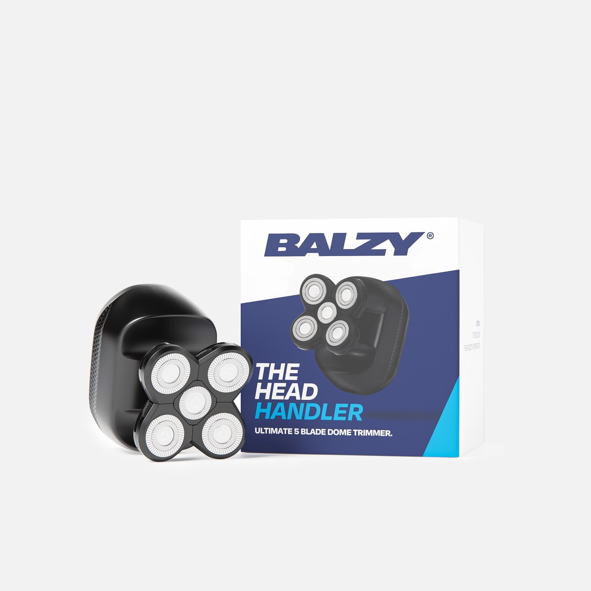 The Head Handler® - Hoofd Trimmer - Hoofd Scheerapparaat Mannen - 5 keramische mesjes - Kaal Scheren in 2 Minuten - Draadloos & Waterdicht - Gezicht en Hoofdhaar Trimmer