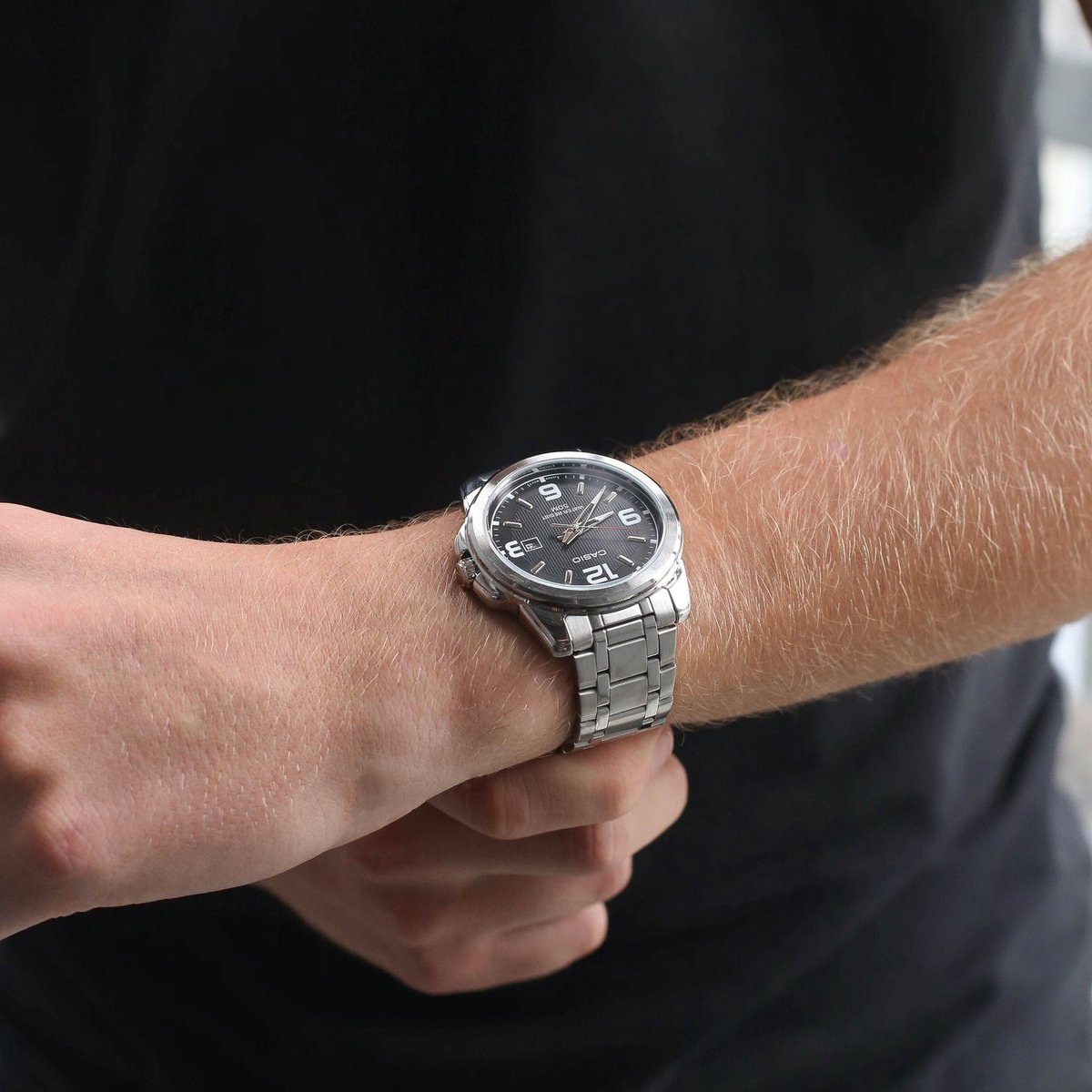 Casio MTP-1303D-7AVDF A494 Men's Watch Silver,Bracelet