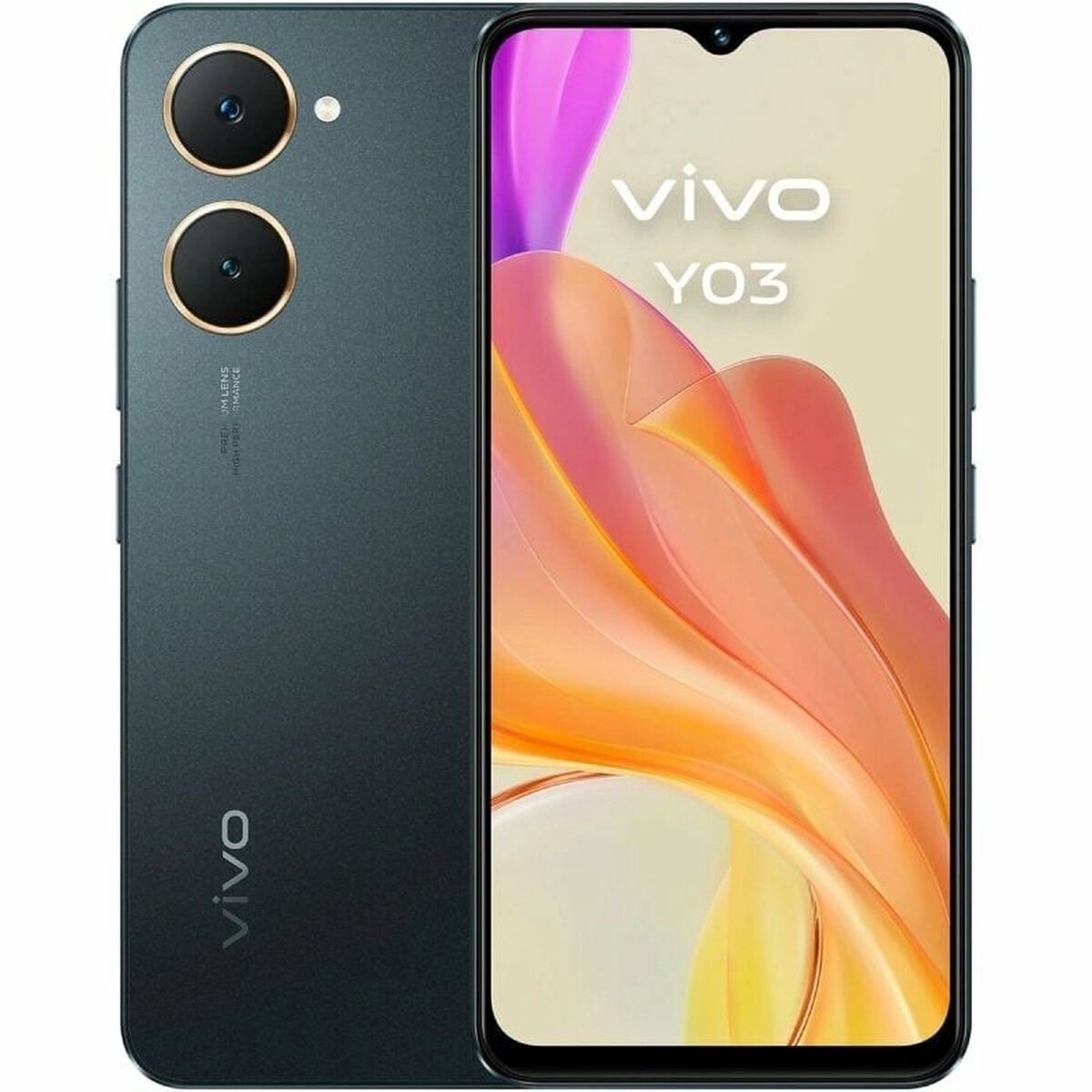 Smartphone Vivo Y03 Octa Core 4 GB RAM 128 GB Black
