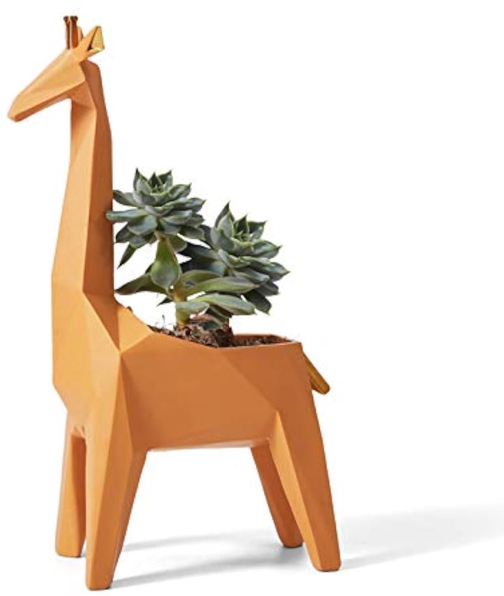 Stunq® Giraffe figuur sculptuur – polyresin decoratie 23cm