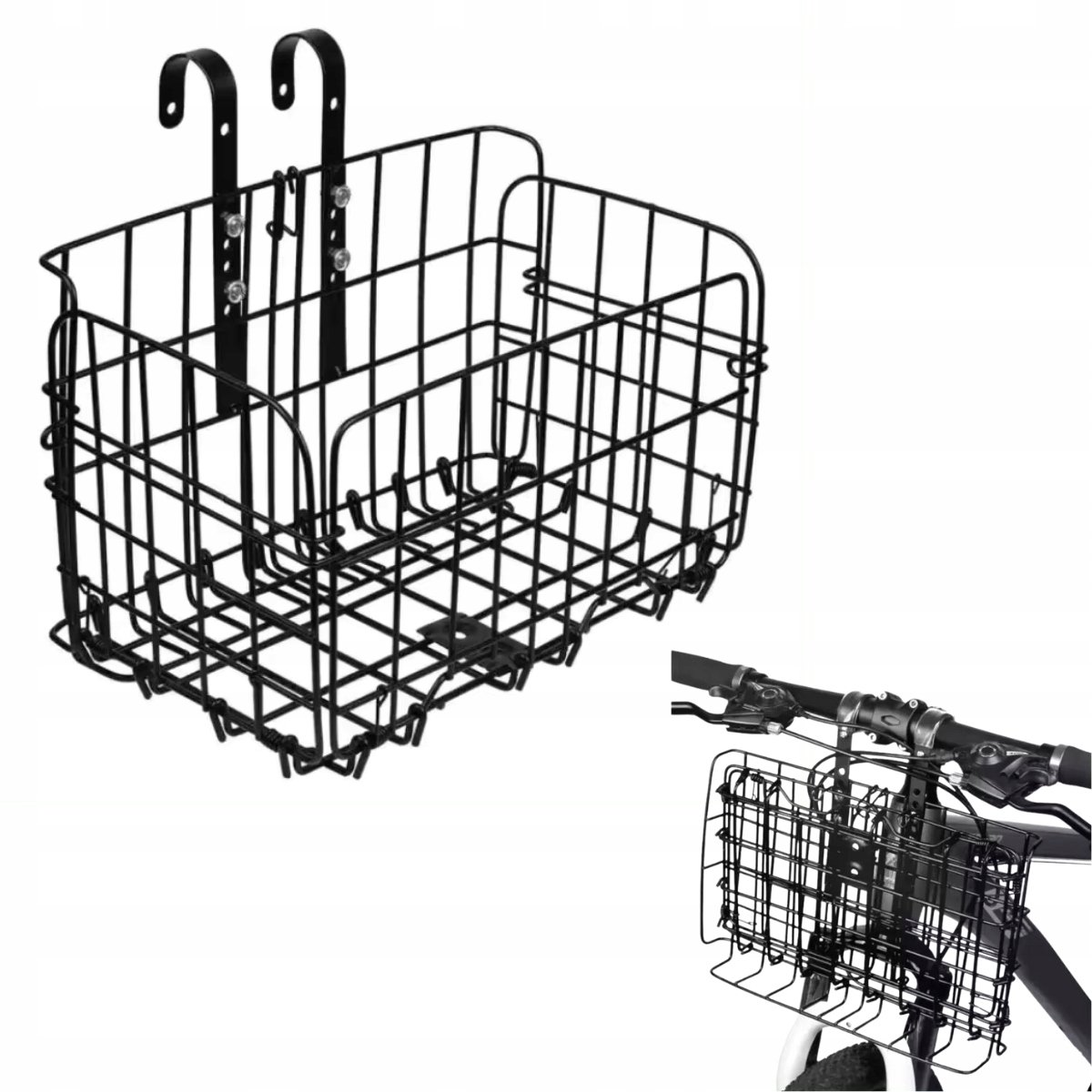 Universele Fietsmand Vouwbaar - Voor & Achter - Max 25kg