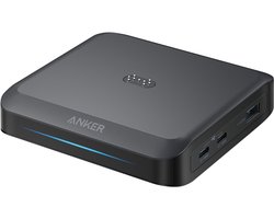 Anker-oplaadstation, maximaal 150 W snelladen met 3 poorten voor Anker Prime-powerbank (powerbank niet inbegrepen).