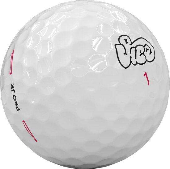 Vice Golf Pro Junior - 12 golfballen - Wit - Voor kids/kinderen 6-14 jaar - 3-delig Urethane - Meer carry & controle - Sportief speelgoed voor buiten van Merkloos — afbeelding 3