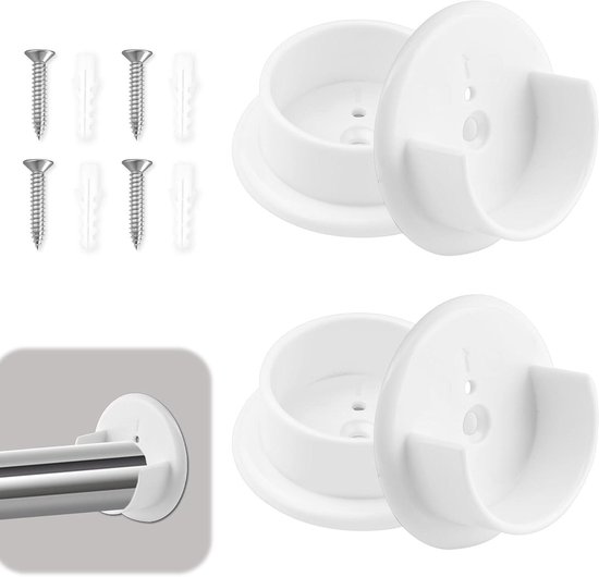 Lot De 20 Supports De Lattes De Lit 54 Mm En Plastique Blanc - Embouts Pour Sommiers