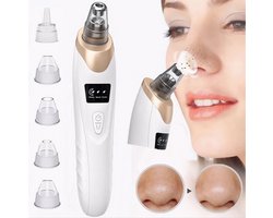 Hoge Kwaliteit Mee-Eter Verwijderen Vacuüm Gezichtsporie Reiniger Elektrische Anti Acne Bestrijden Tool 5 Sondes Voor Vrouwen En Mannen Gezicht Schoonheid