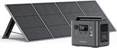 AFERIY 800W Draagbare Power Station + 200W Inklapbaar Zonnepaneel - 512Wh LiFePO4 - UPS - MPPT voor Camping & Noodstroom