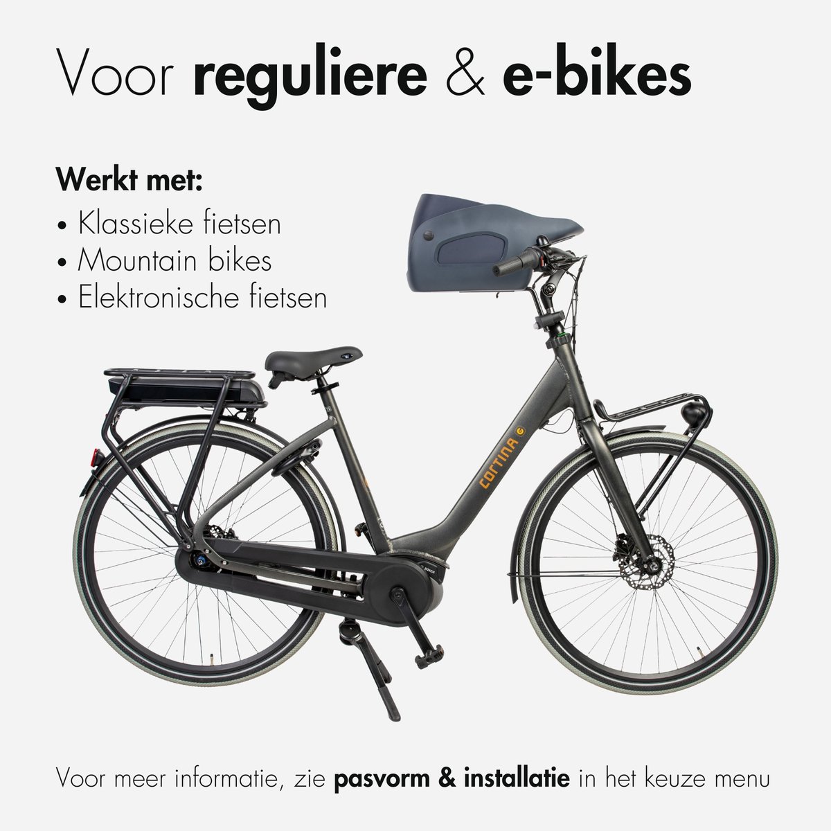 Kvisp® - Fietsmand voor Honden Voorop - Midnight Gray - S Harnas - Voor honden tot 12kg - Ook geschikt voor Elektrische Fietsen - Hondenmand Fiets - Veiligheid Voorop - Bekroond ontwerp – foto 6