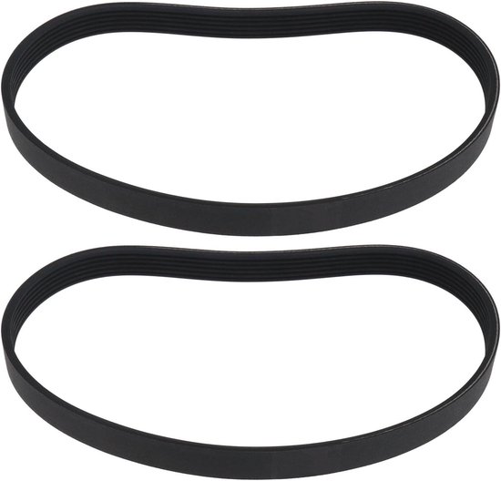 2x Antriebsriemen Für Betonmischer – Kompatibel Mit Belle Minimix 60/80/110/130, 14x482,6 Mm, Gummi
