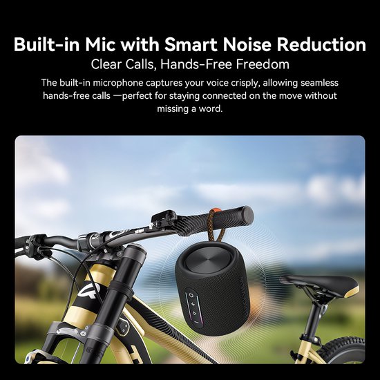 Blackview AuraBass 2 - Bluetooth Speaker - Draagbare Speaker met Bluetooth - Draadloze Muziek Box - 7 uur - True Wireless Stereo - BT 5.3 - Waterbestendig IPX7 - Zwart van Merkloos — afbeelding 3