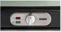 Domo sandwich-wafel-grill met de merknaam 'DOMO', een draaiknop en rode 'POWER' en groene 'READY' indicatielampjes.