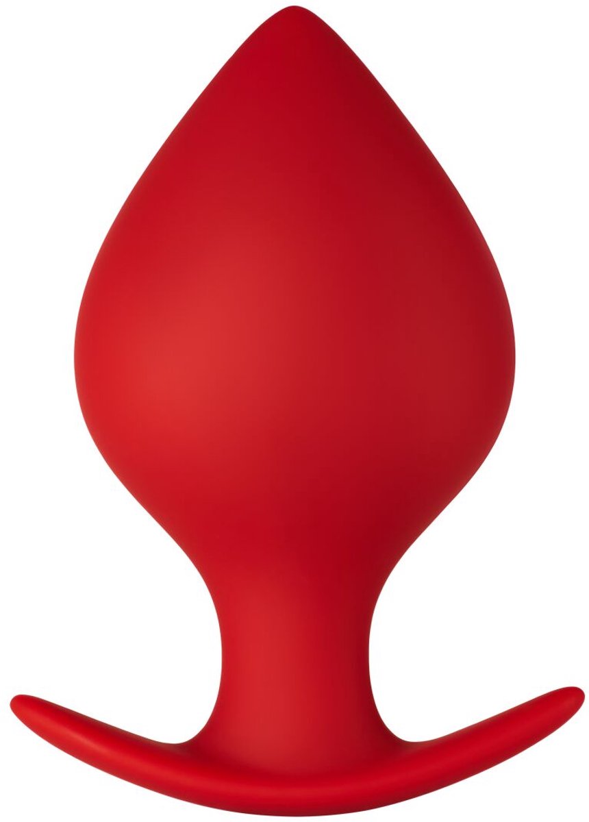 Forto F-60 Spade Large Anaalplug - Rood - 10.9 cm