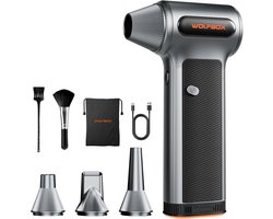 Wolfbox MF200 Air Duster Draadloos - Oplaadbaar 6000mAh - 150.000 RPM - Perslucht - Compressed Air - Stofreiniger - Luchtblazer - Perslucht - Turbo Fan