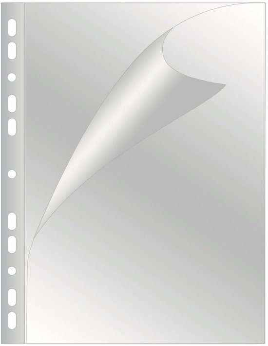 Showtas Leitz Premium voor visitekaartjes copy safe PP A4 glashelder 10