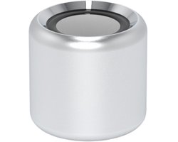 Mini Bluetooth Speaker met Deep Bass – Aluminium Behuizing – TWS Pairing – Compact & Draagbaar - Zilver