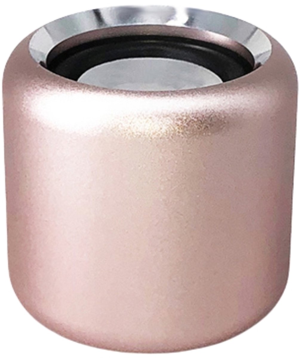 Mini Bluetooth Speaker met Deep Bass – Aluminium Behuizing – TWS Pairing – Compact & Draagbaar - Goud